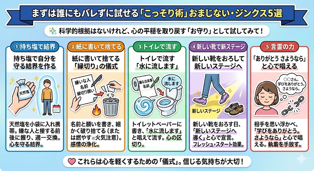 まずは誰にもバレずに試せる「こっこり術」おまじない・ジンクス5選