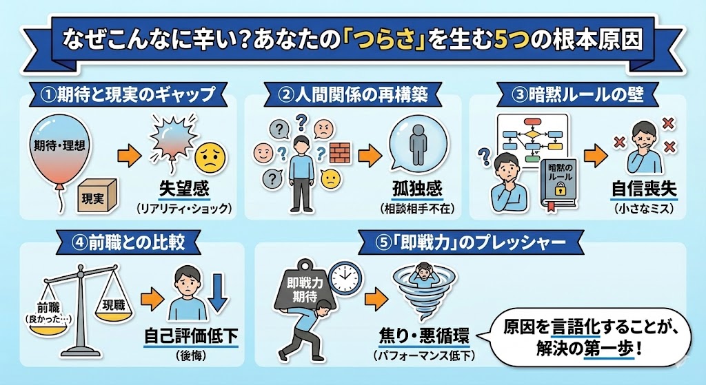 なぜこんなに辛い?あなたの「つらさ」を生む5つの根本原因