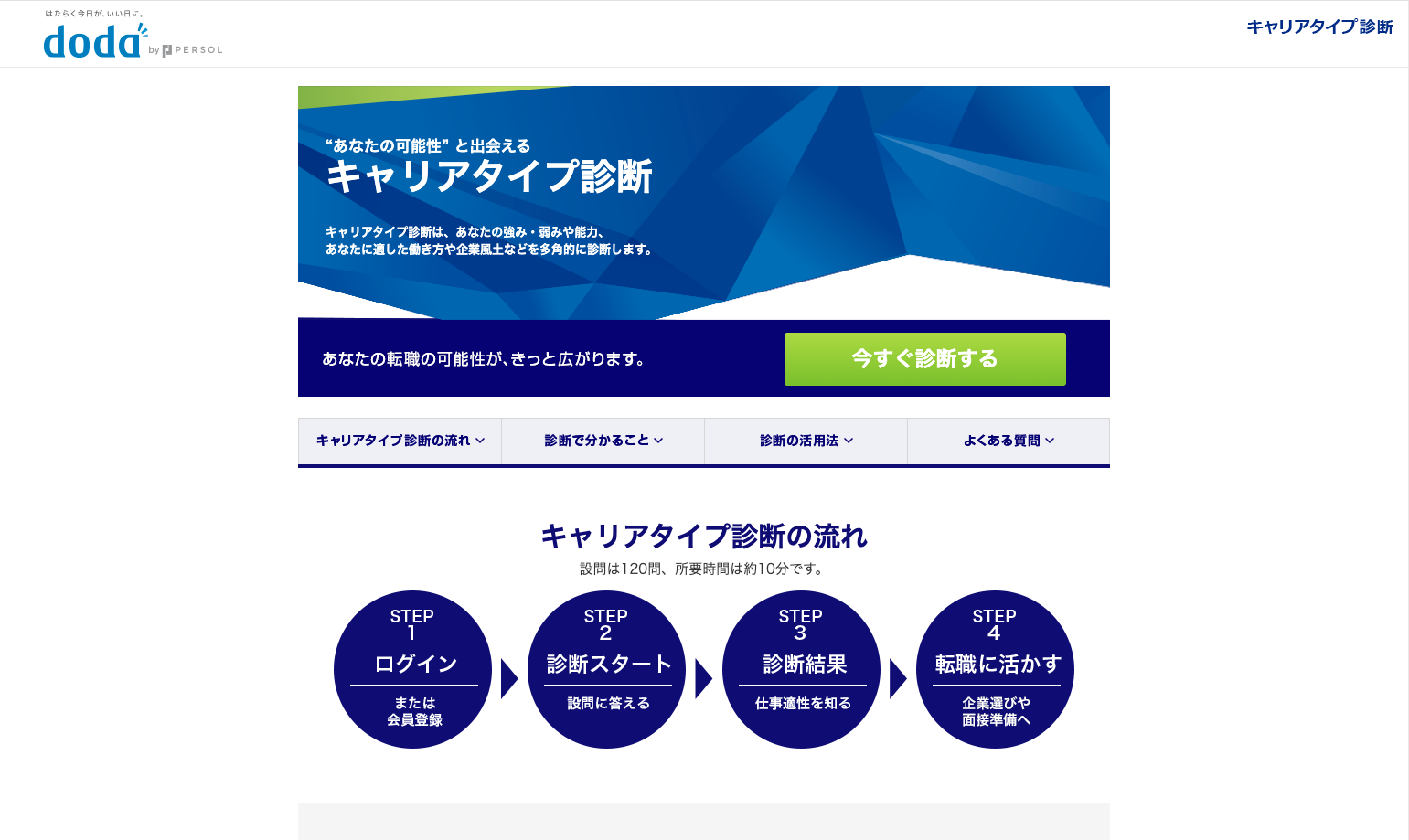 キャリアタイプ診断