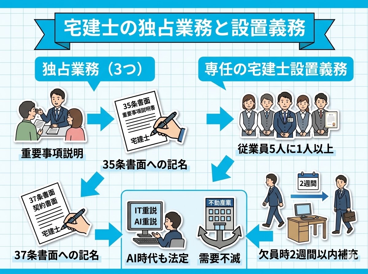 宅建士の独占業務とは