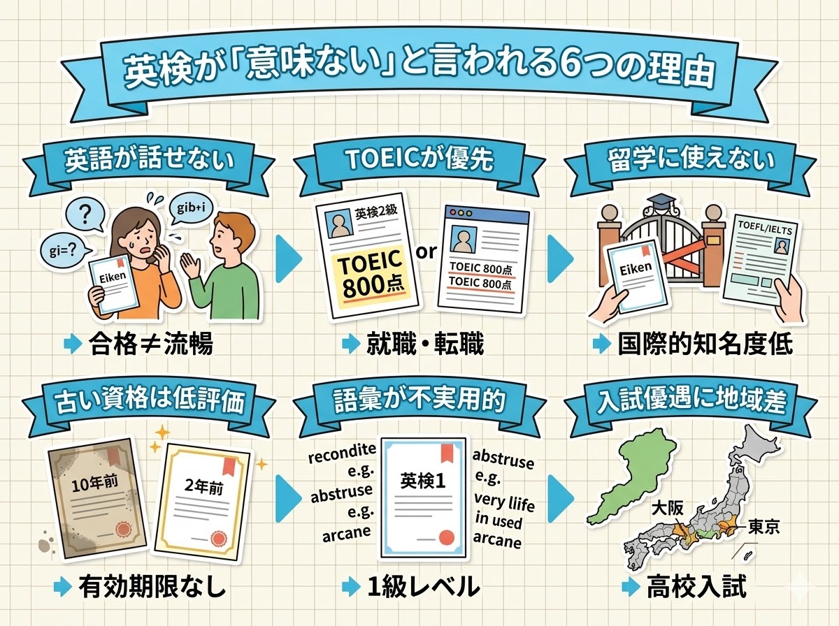 英検が「意味ない」と言われる6つの理由
