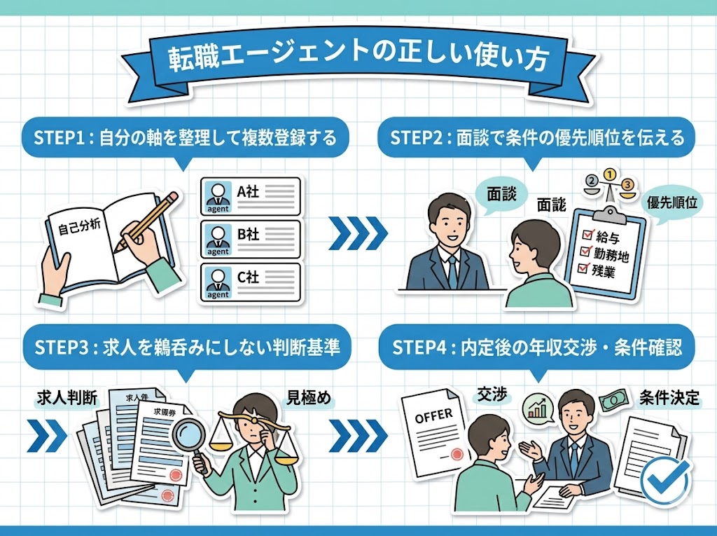転職エージェントの正しい使い方