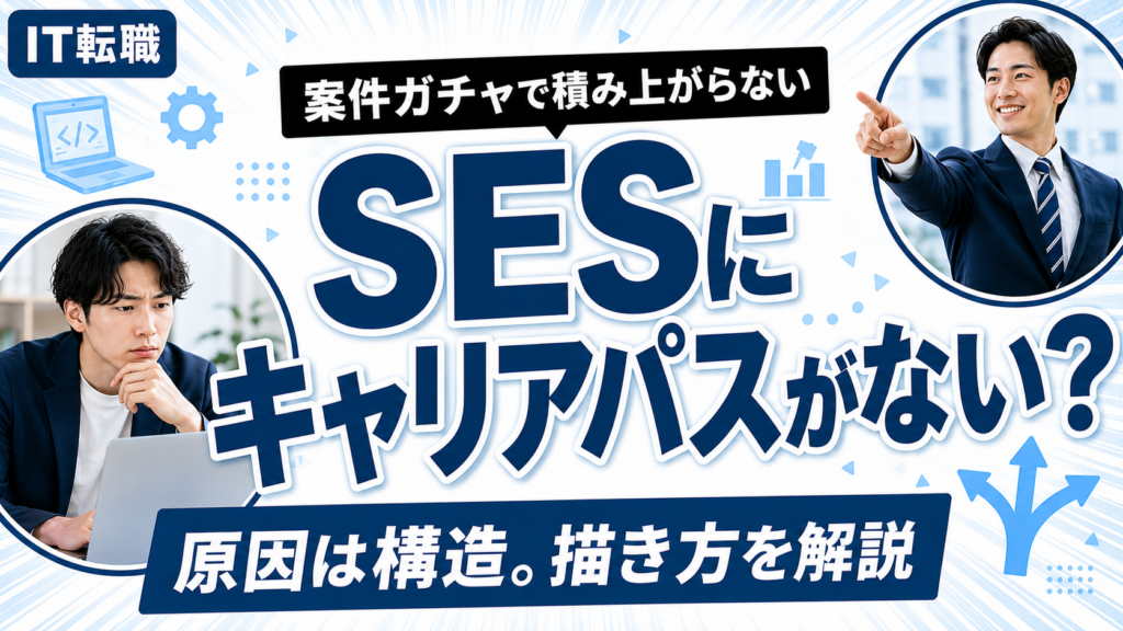 SESエンジニアにキャリアパスがないと悩む人へ描き方を解説