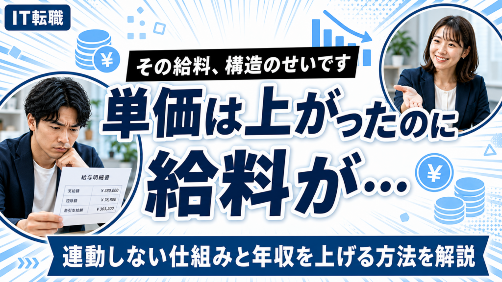 SESで単価が上がっても給料が上がらない仕組みと対策